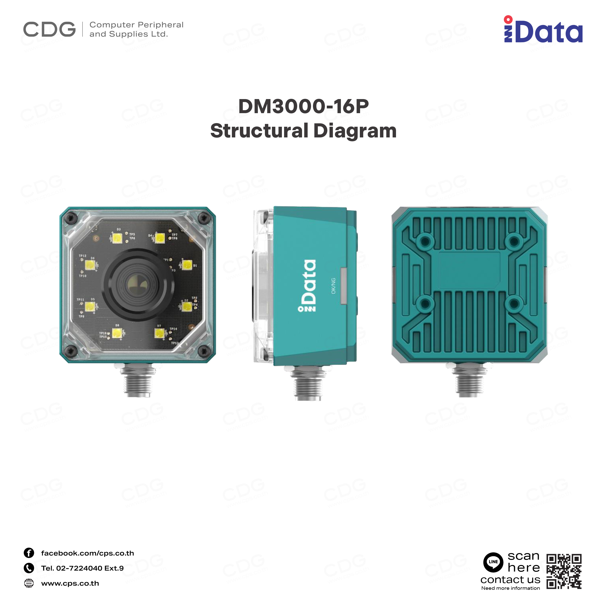 iData DM3000 Fixed Mount Scanner